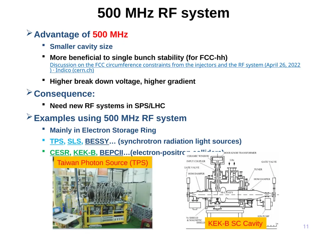 FCC circumference constraints from the injectors - slide 11 of 19