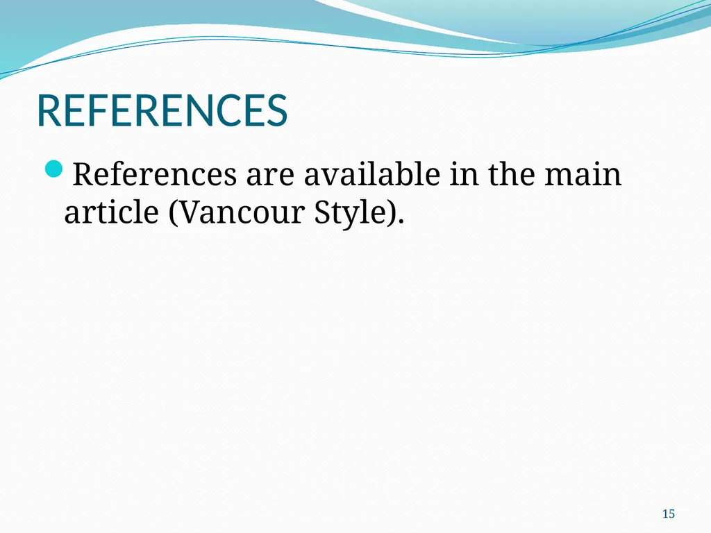 1 THE OCCURRENCE OF OSTEOARTHRITIS AMONG THE CASES - slide 15 of 16