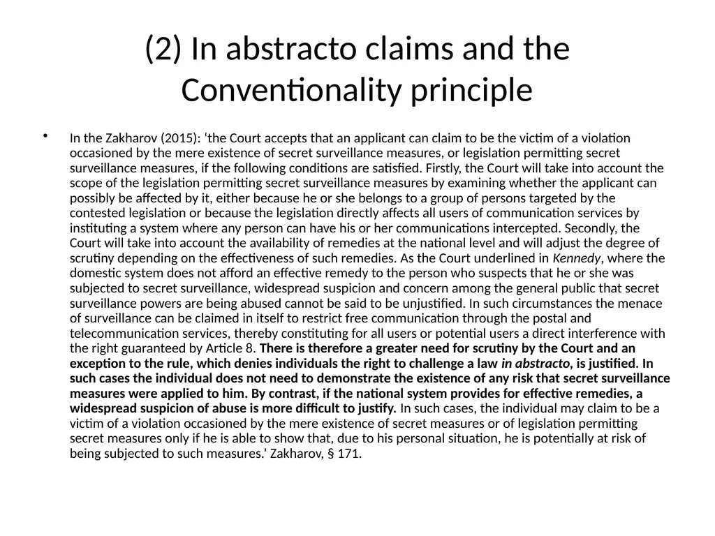 Conventionality: is the European Court of Human - slide 7 of 18