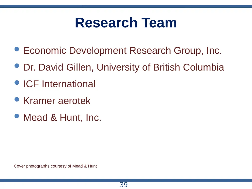 ACRP Project 03-28 The Role of U.S. Airports in - slide 39 of 49