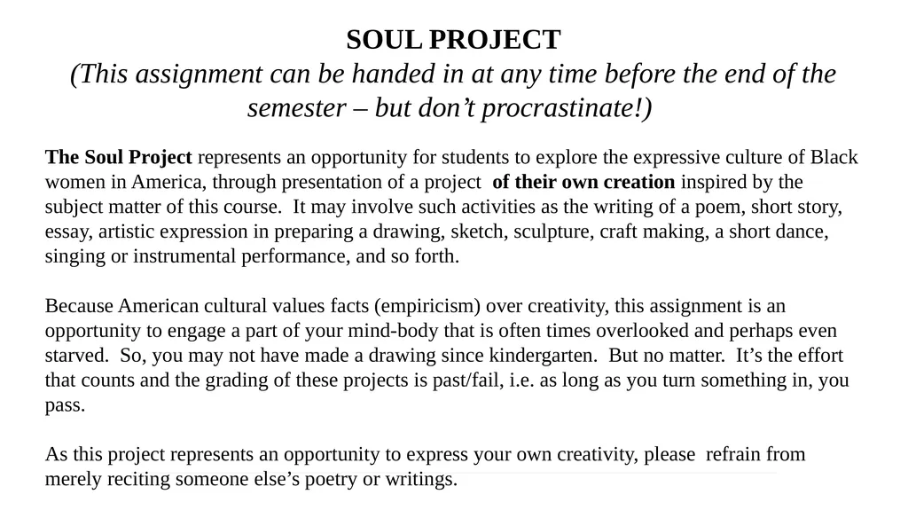 Professor Constance Hilliard Wooten Hall Rm. 245 - slide 7 of 16
