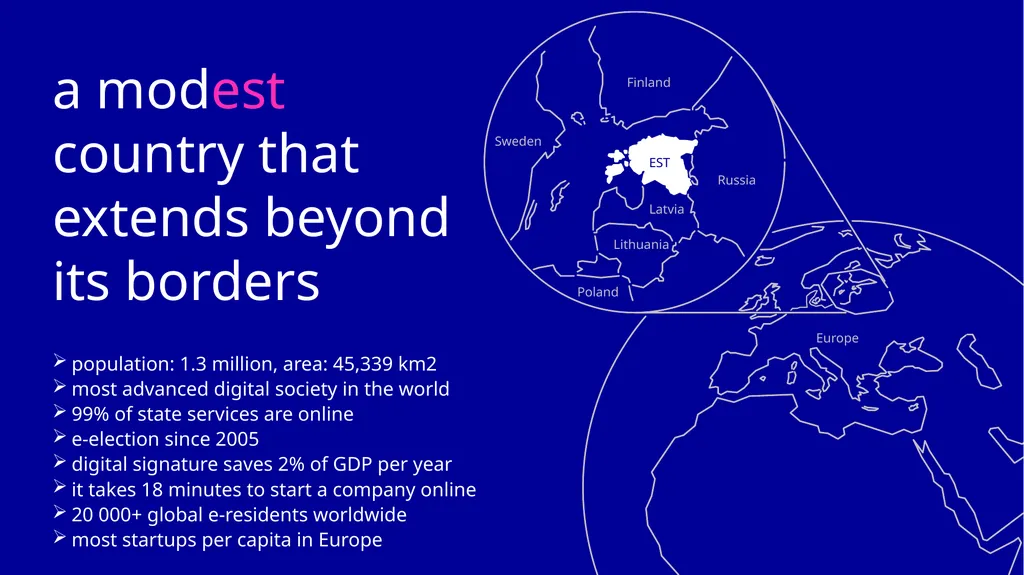 你好！ Welcome to e-Estonia, the coolest digital - slide 2 of 8
