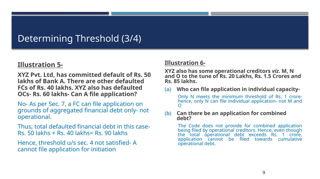 COVID-19 & Recent Changes in IBC Framework - slide 9 of 24