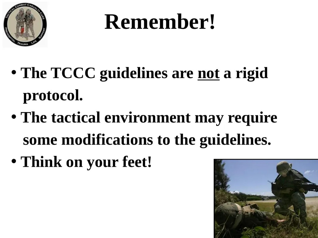 Tactical Field Care 3g Convoy IED Scenario - slide 15 of 16