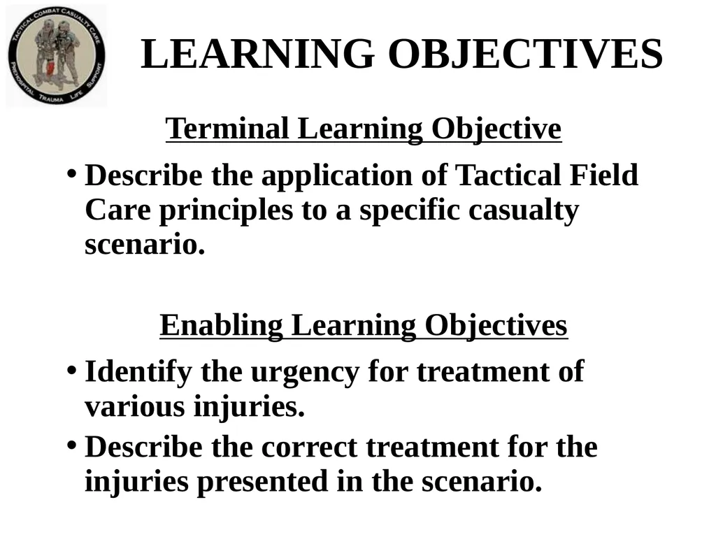 Tactical Field Care 3g Convoy IED Scenario - slide 3 of 16