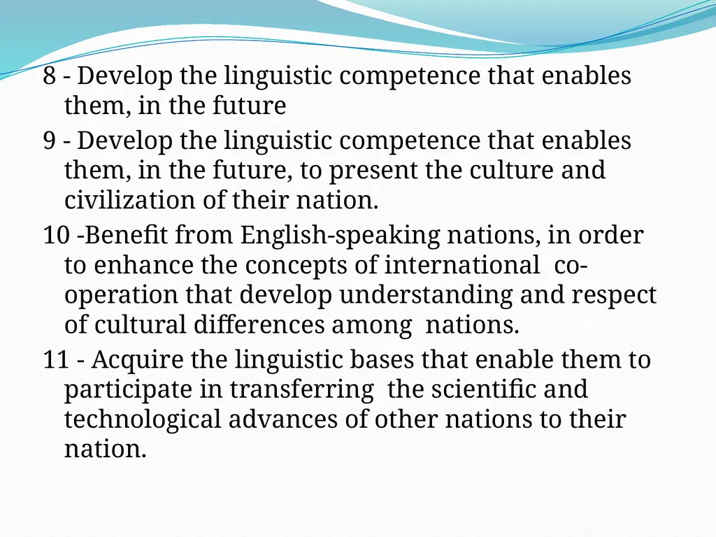 Instructional objectives (general, specific) Paper - slide 5 of 8