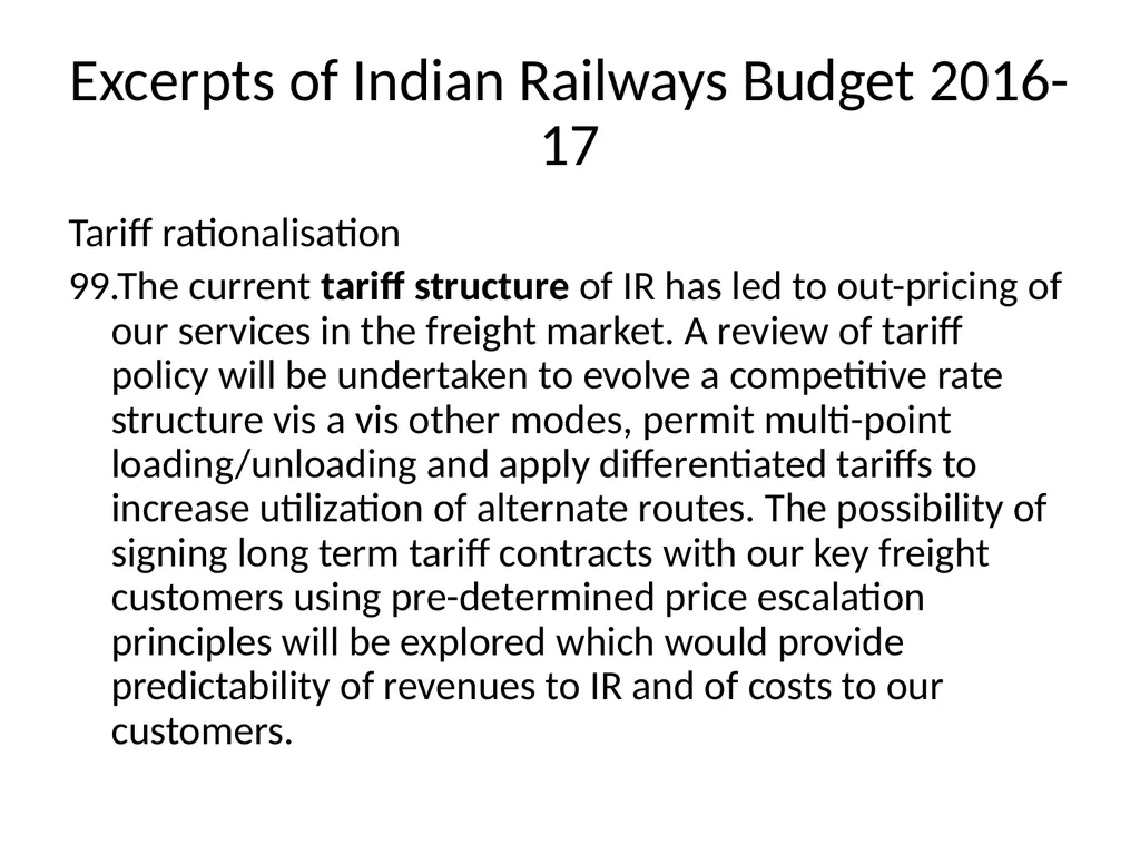 Indian Railways Parcel Business CEP B2C E-Commerce - slide 18 of 44