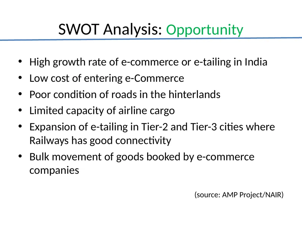 Indian Railways Parcel Business CEP B2C E-Commerce - slide 34 of 44