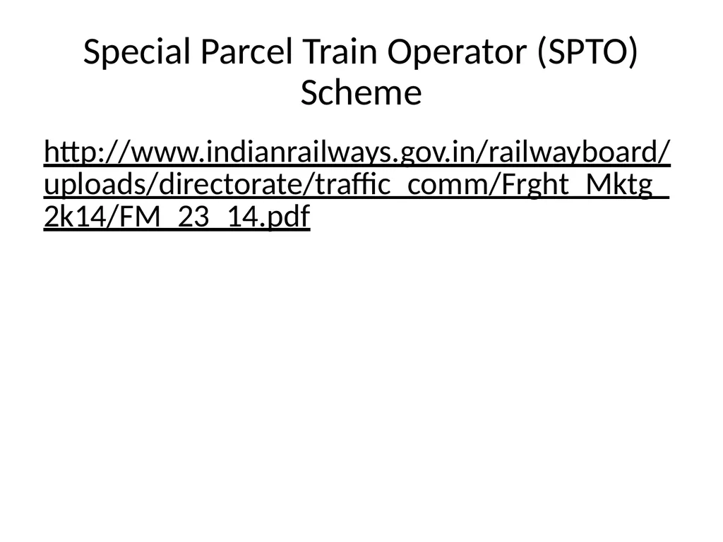 Indian Railways Parcel Business CEP B2C E-Commerce - slide 9 of 44