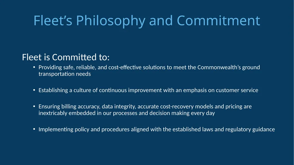 Office of Fleet Management Finance & - slide 15 of 15