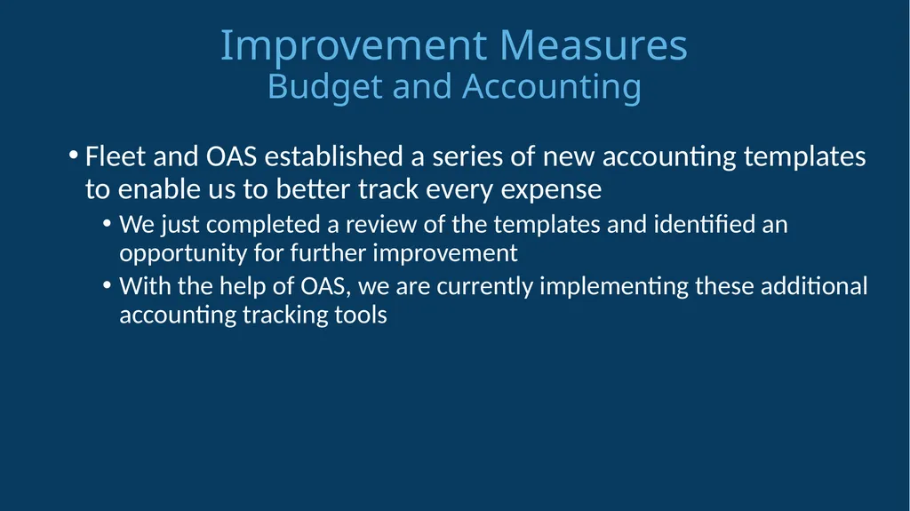 Office of Fleet Management Finance & - slide 13 of 15