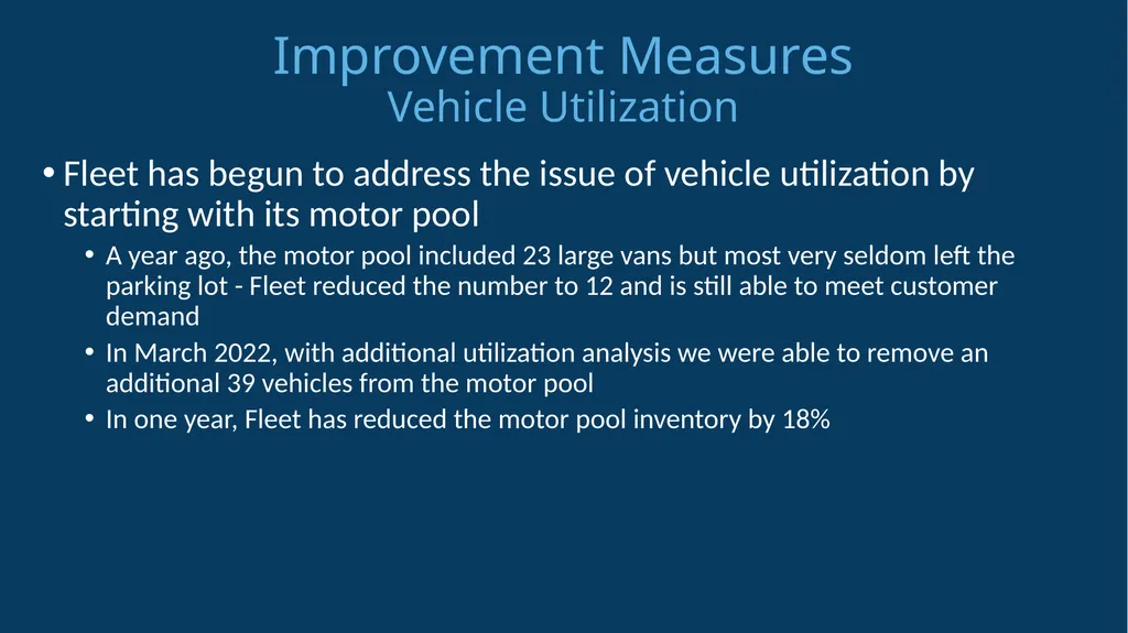 Office of Fleet Management Finance & - slide 12 of 15