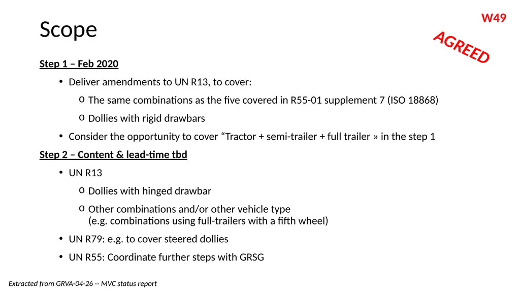 Modular Vehicle Combinations Informal Working - slide 4 of 28