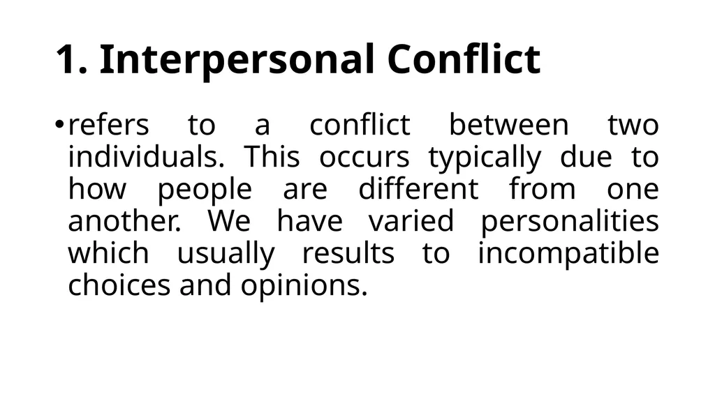 Understanding Conflict Conflict in Community What - slide 9 of 23