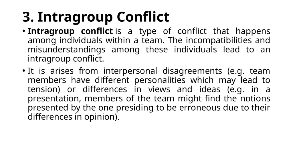 Understanding Conflict Conflict in Community What - slide 11 of 23