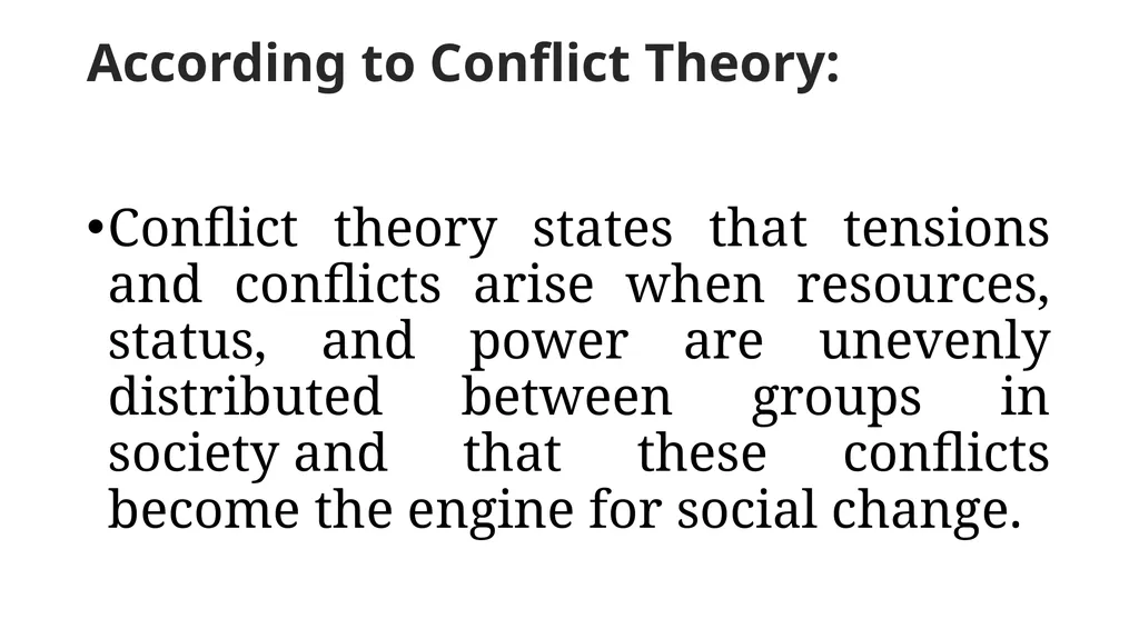 Understanding Conflict Conflict in Community What - slide 5 of 23