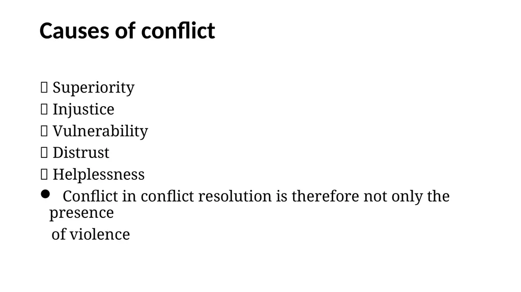 Understanding Conflict Conflict in Community What - slide 20 of 23