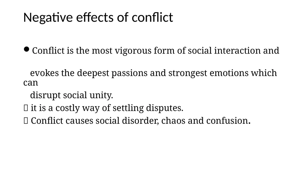 Understanding Conflict Conflict in Community What - slide 18 of 23