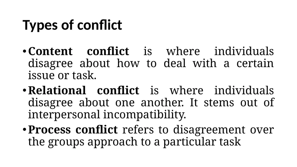 Understanding Conflict Conflict in Community What - slide 13 of 23