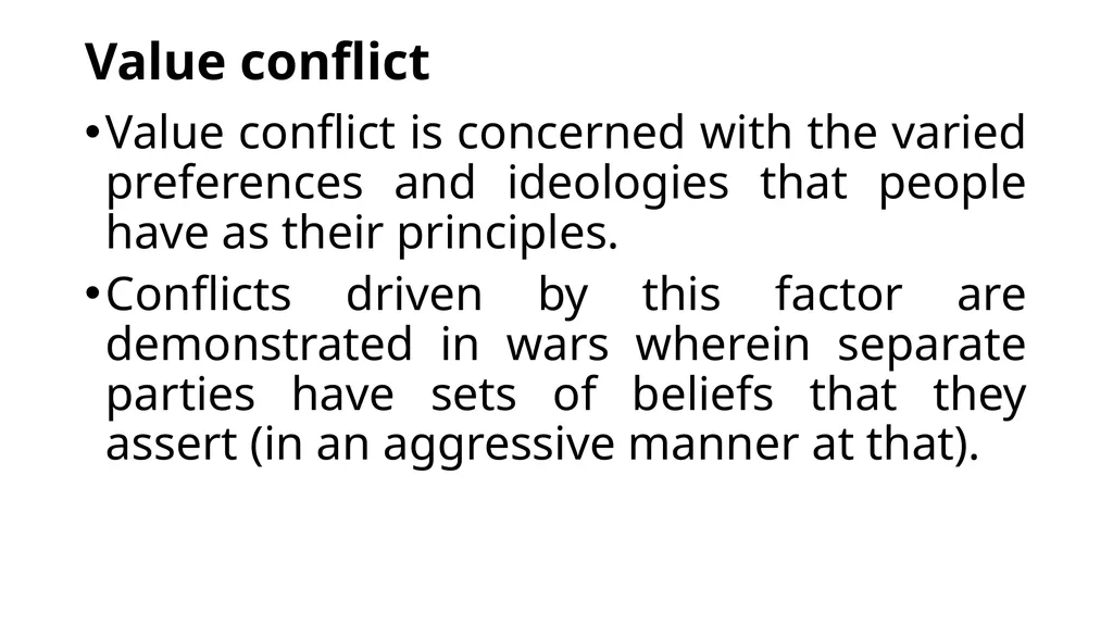 Understanding Conflict Conflict in Community What - slide 22 of 23