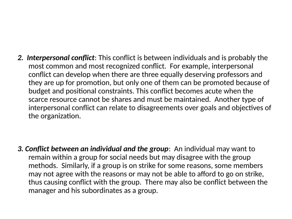 ORGANIZATIONAL CONFLICT AND CONFLICT RESOLUTION - slide 5 of 21