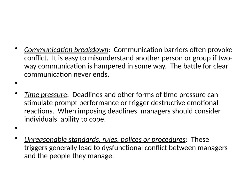 ORGANIZATIONAL CONFLICT AND CONFLICT RESOLUTION - slide 16 of 21