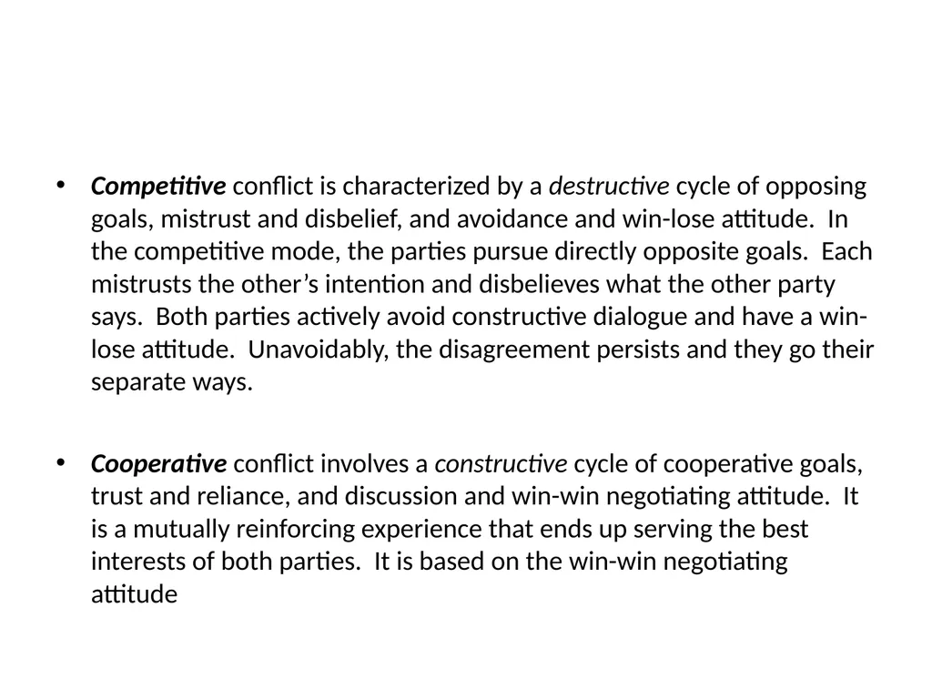 ORGANIZATIONAL CONFLICT AND CONFLICT RESOLUTION - slide 3 of 21