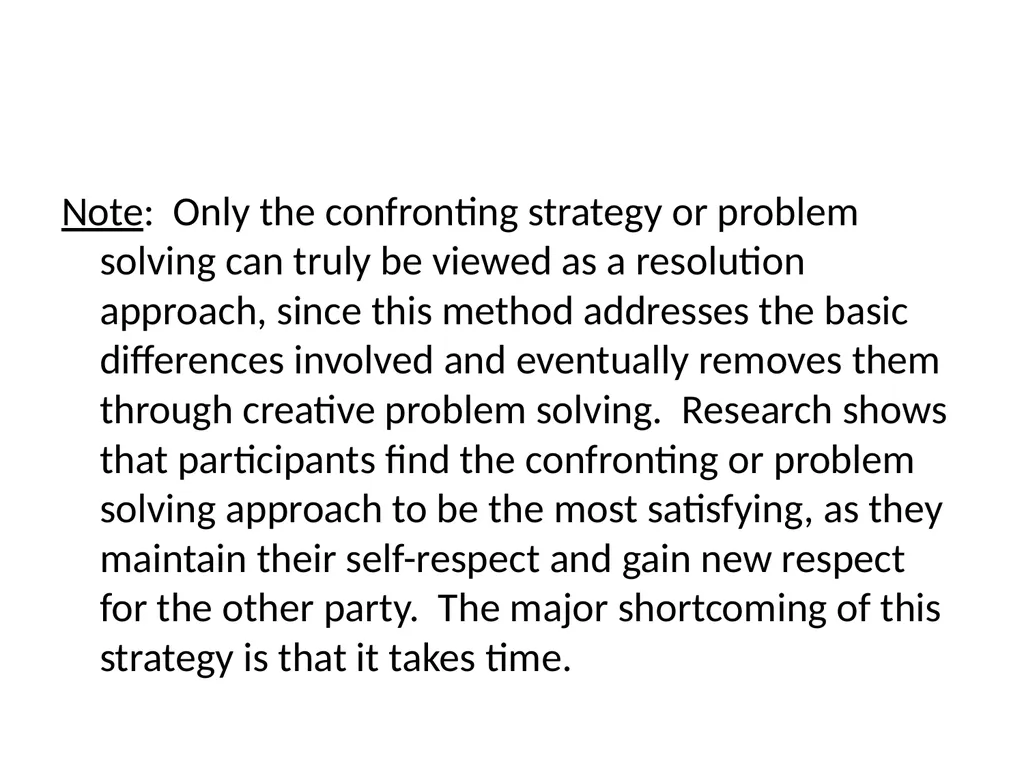 ORGANIZATIONAL CONFLICT AND CONFLICT RESOLUTION - slide 21 of 21