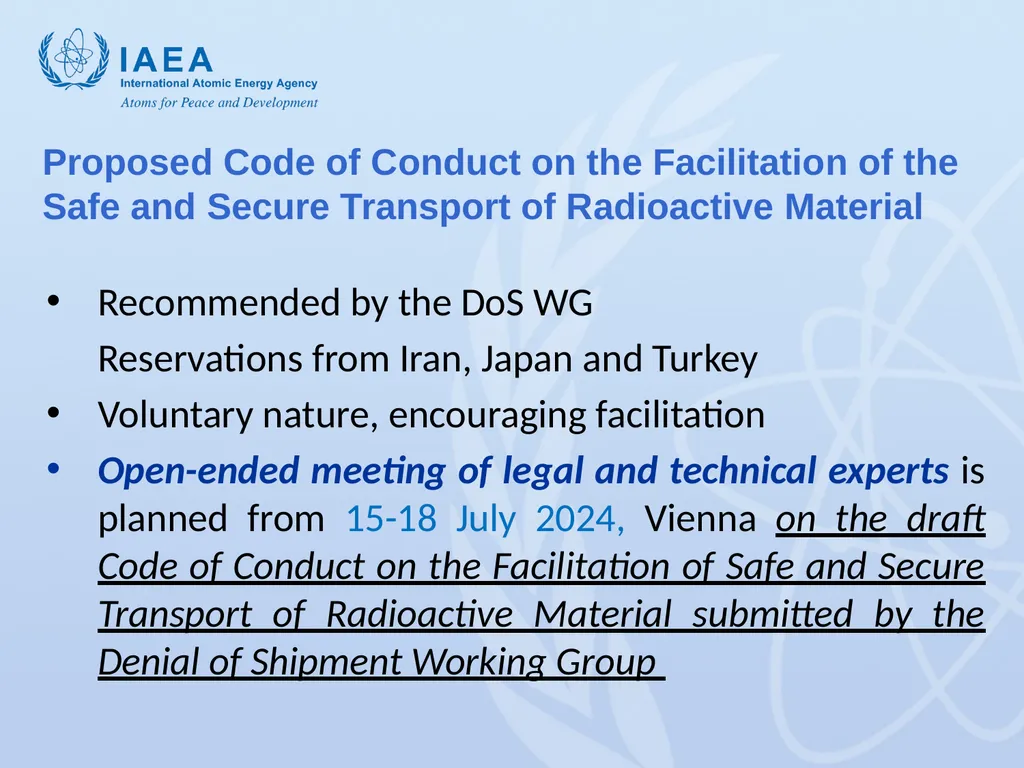 Joint Session: Nuclear Security Guidance Committee - slide 6 of 7