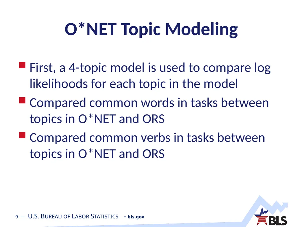 ORS Task List Classification - Topic Modeling - slide 9 of 13