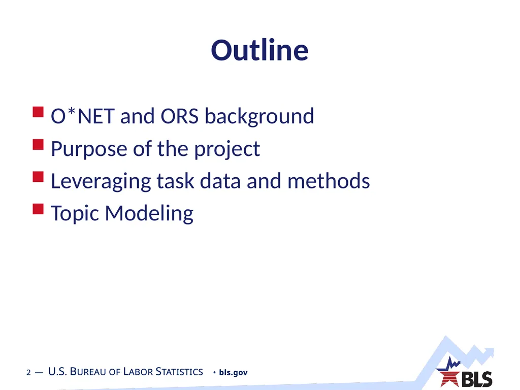 ORS Task List Classification - Topic Modeling - slide 2 of 13
