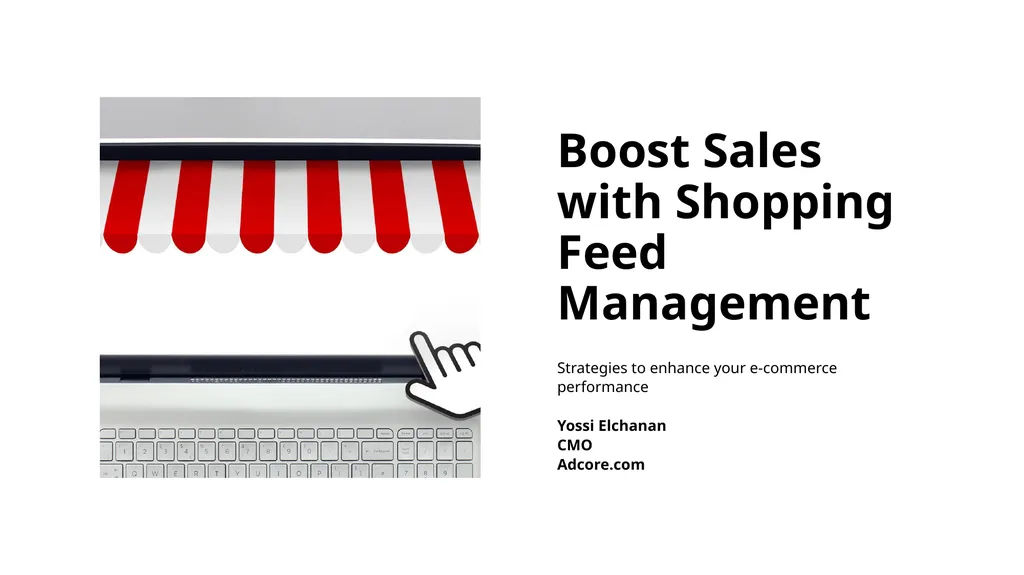 Boost Sales with Shopping Feed Management - slide 1 of 11