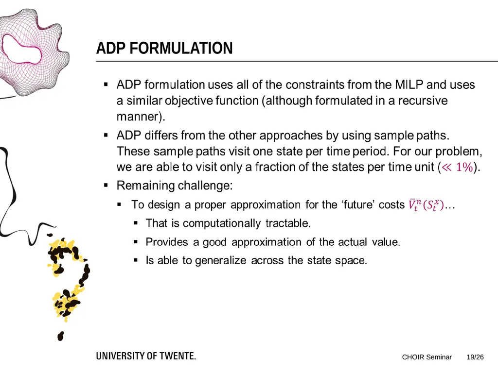 Tactical Planning in Healthcare using Approximate - slide 19 of 26