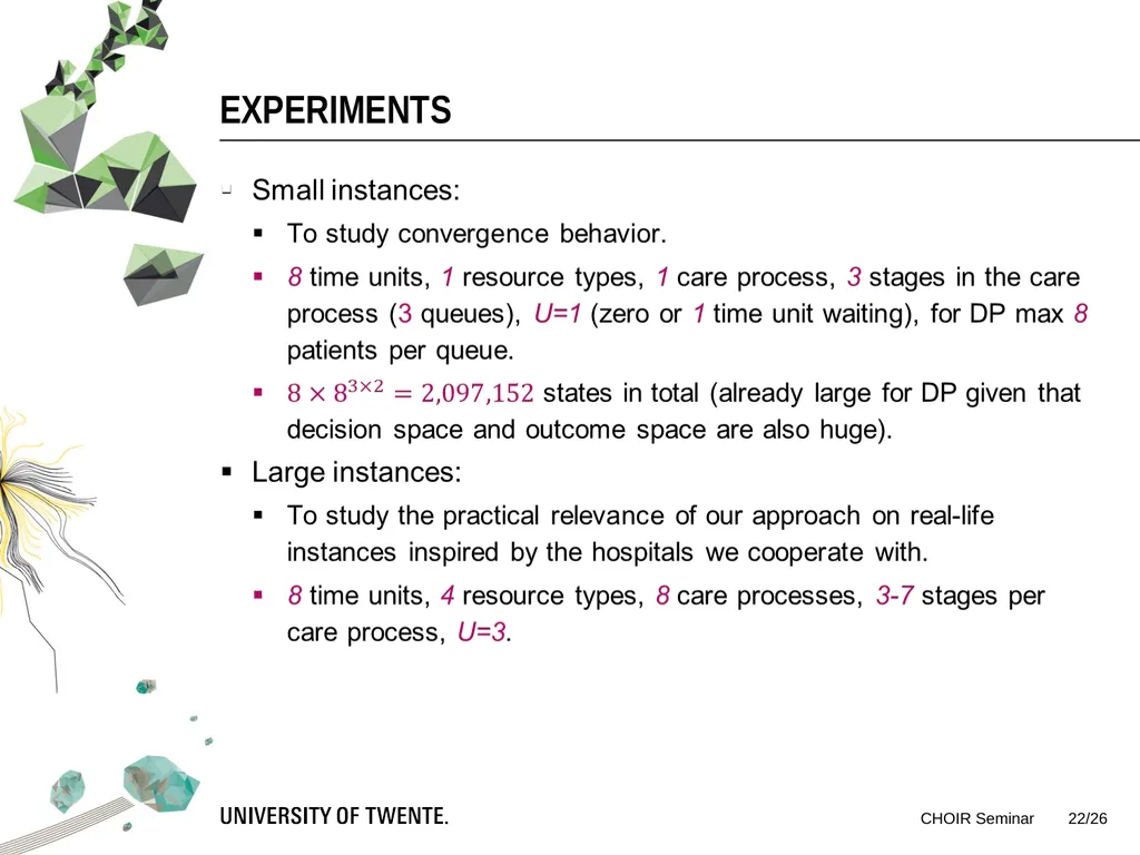 Tactical Planning in Healthcare using Approximate - slide 22 of 26
