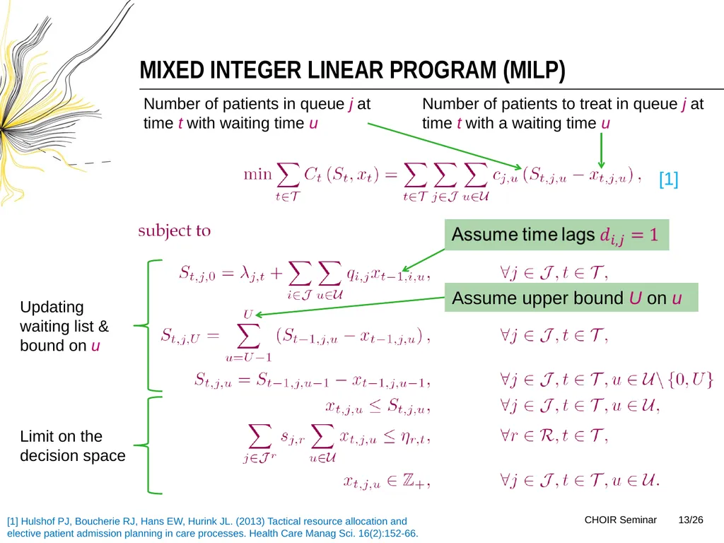 Tactical Planning in Healthcare using Approximate - slide 13 of 26