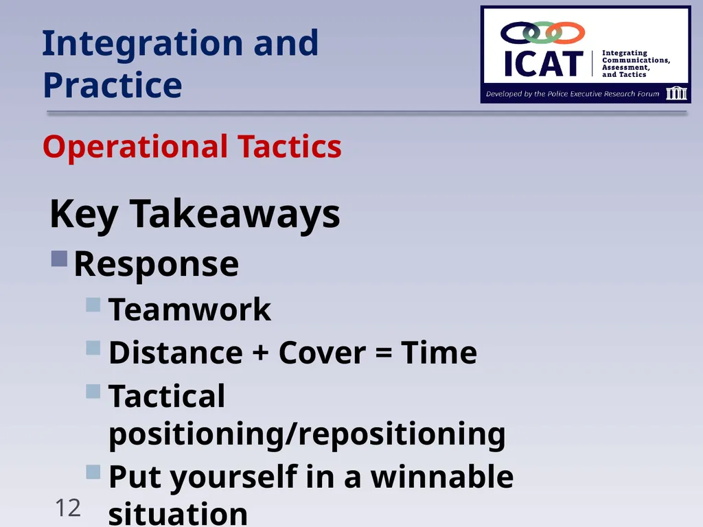Integration and Practice Integration and Practice - slide 12 of 16