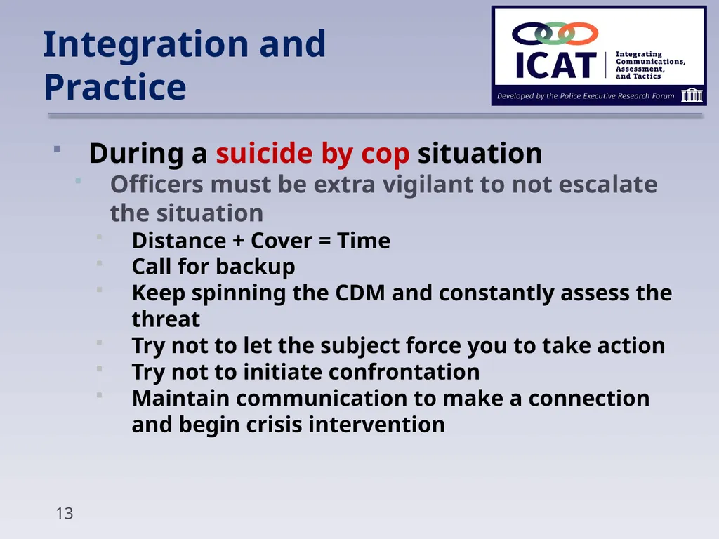 Integration and Practice Integration and Practice - slide 13 of 16