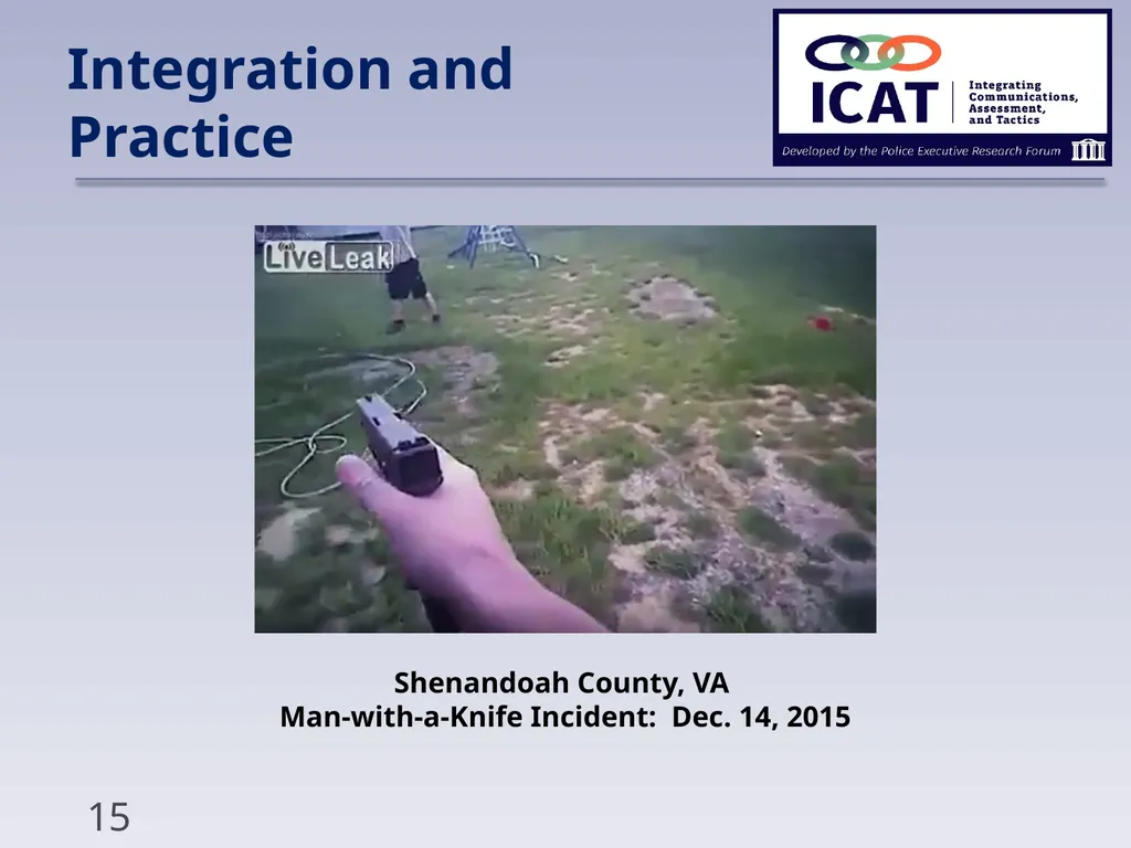Integration and Practice Integration and Practice - slide 15 of 16