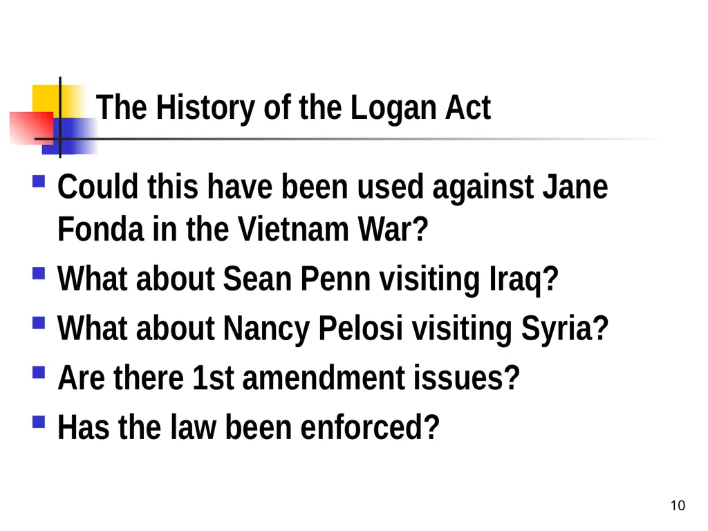 Chapter 19 – Covert Actions Learning Objectives - slide 10 of 31