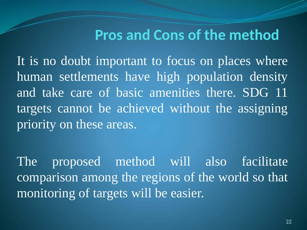 Expert Group Meeting on Statistical Methodology - slide 22 of 25
