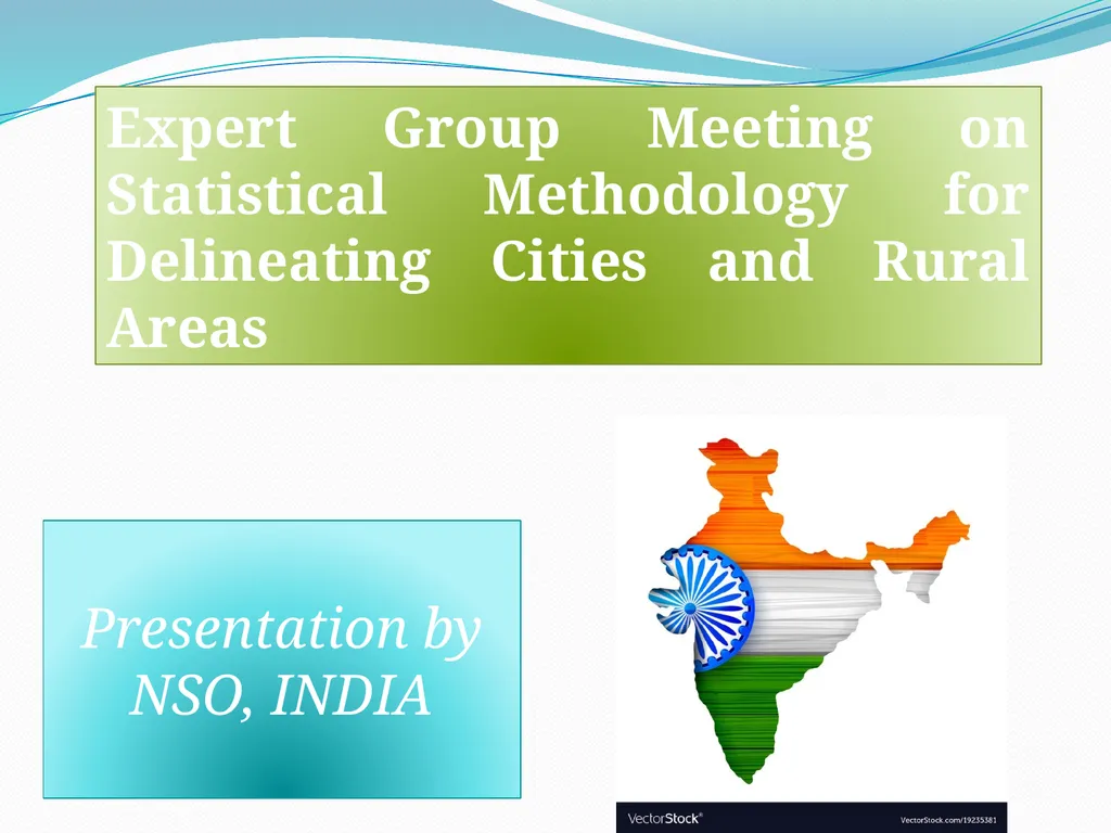 Expert Group Meeting on Statistical Methodology