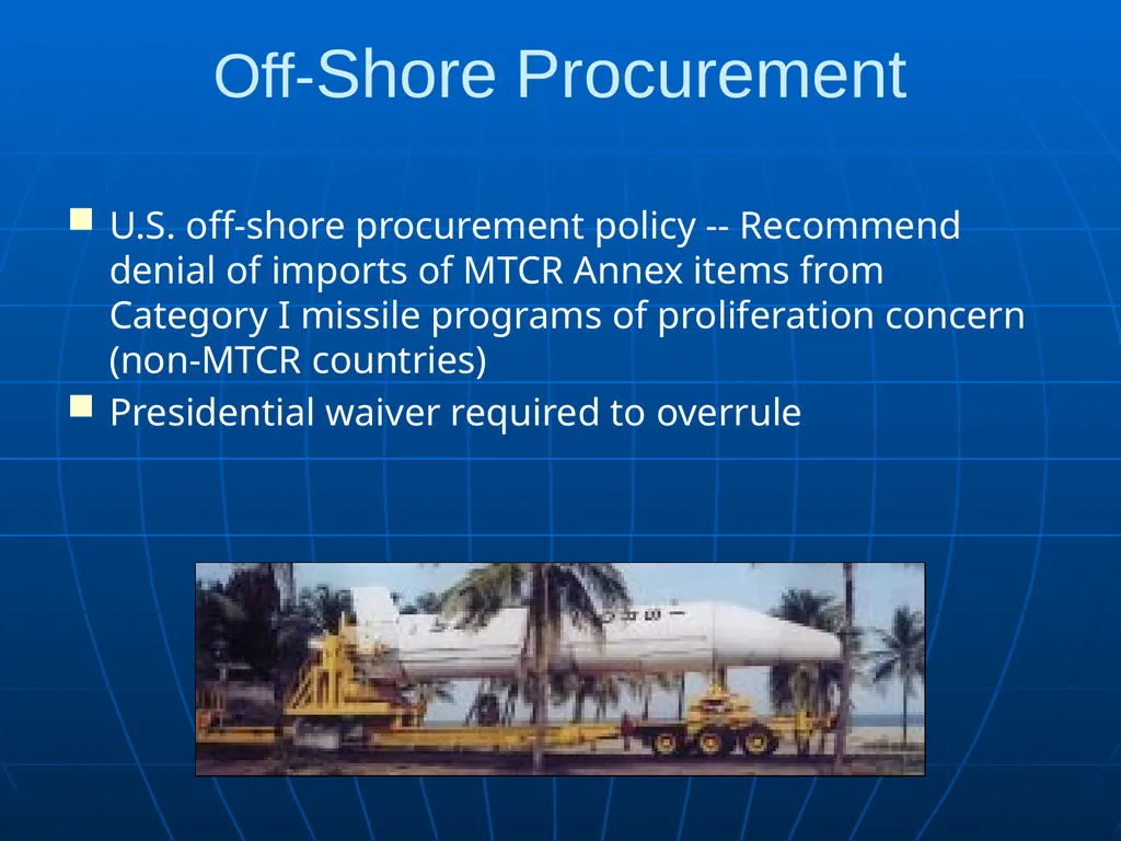 Missile Technology Control Regime (MTCR) Sean - slide 14 of 15