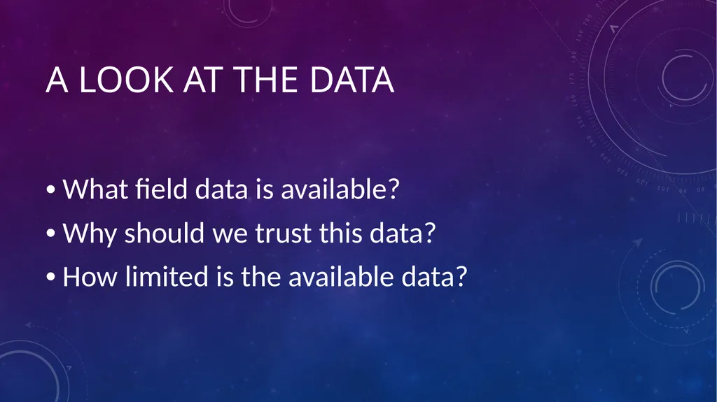 Data-Informed Environmental Conversion Updating - slide 20 of 63