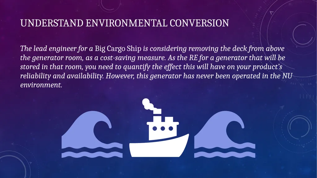 Data-Informed Environmental Conversion Updating - slide 7 of 63