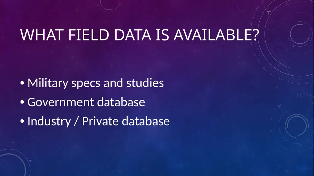Data-Informed Environmental Conversion Updating - slide 21 of 63