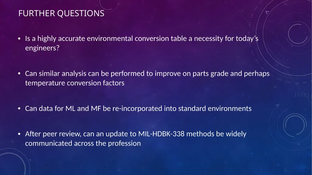 Data-Informed Environmental Conversion Updating - slide 60 of 63