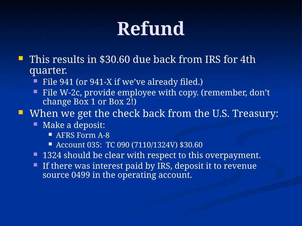 Overpayments Collecting a 2021 Overpayment in 2022 - slide 16 of 19
