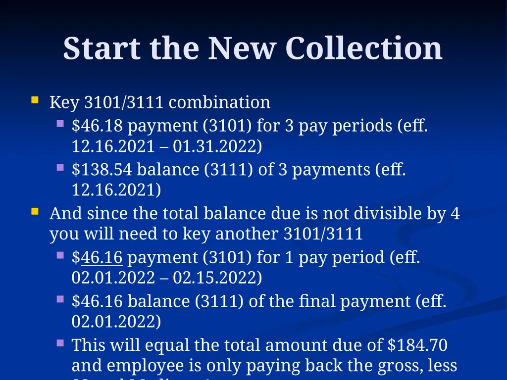 Overpayments Collecting a 2021 Overpayment in 2022 - slide 9 of 19