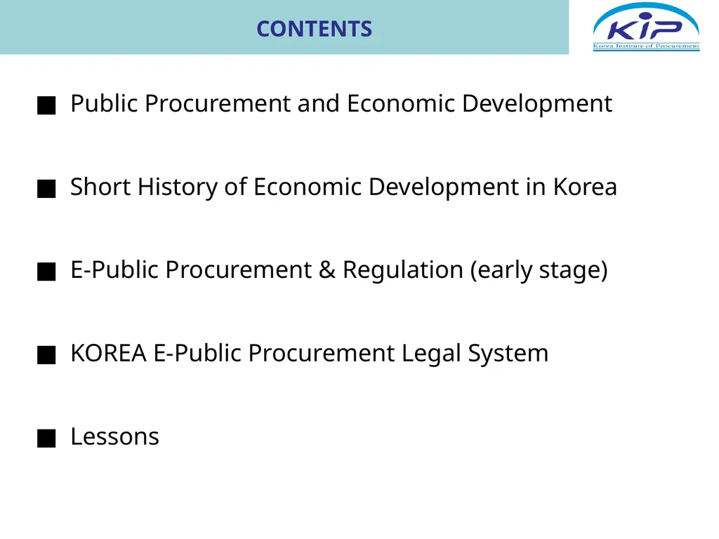 Public Procurement & E-Procurement Legal System in - slide 2 of 35