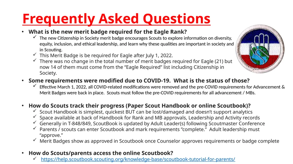 Frequently Asked Questions What is the new merit - slide 1 of 5